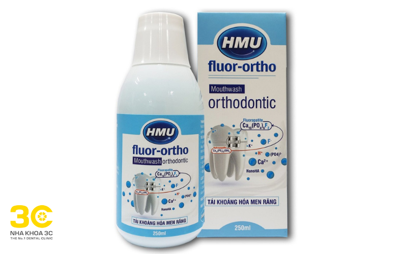 Nước súc miệng HMU Fluor Ortho