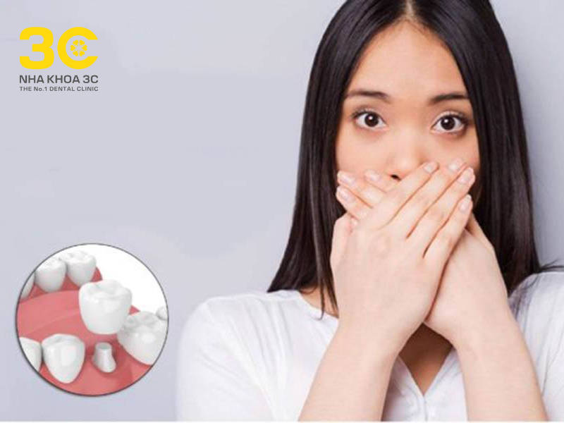 Mùi hôi xuất hiện trong khoang miệng sau khi làm răng sứ
