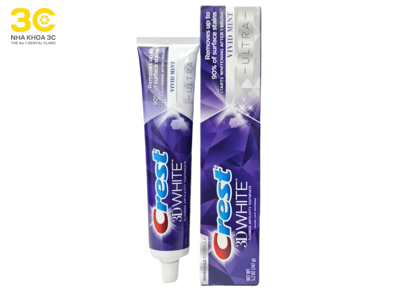 Crest 3D White là môt trong nhứng kem tẩy trắng răng hiệu quả nhất hiện nay 